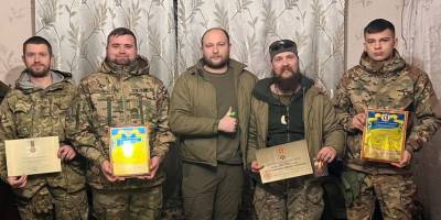 Бійцям Запорізької бригади ТрО вручили заслужені нагороди