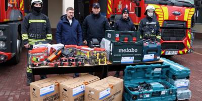Запорізькі рятувальники отримали обладнання від міжнародних партнерів