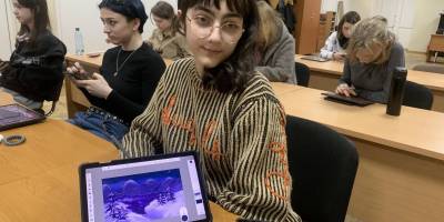 Учням Запорізької художньої школи підкорився Sketchbook