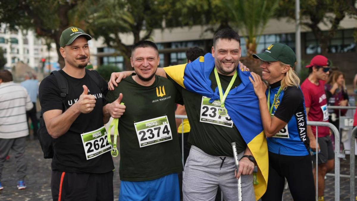 Ветерани під час марафону збирали кошти на імпланти  для поранених військових