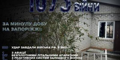 30 грудня росіяни вдарили з авіації, по населених пунктах Запорізького, Пологівського та Василівського районів