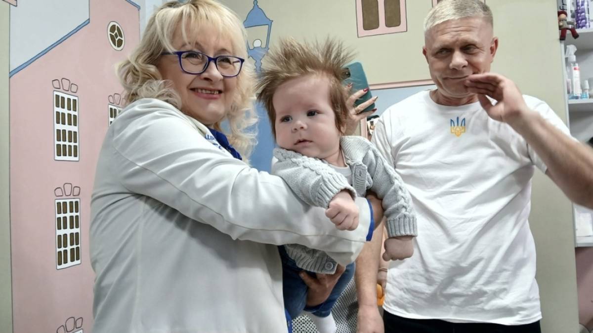 У Житомирі тримісячний хлопчик став рекордсменом у номінації «Найдовше волосся у немовляти»