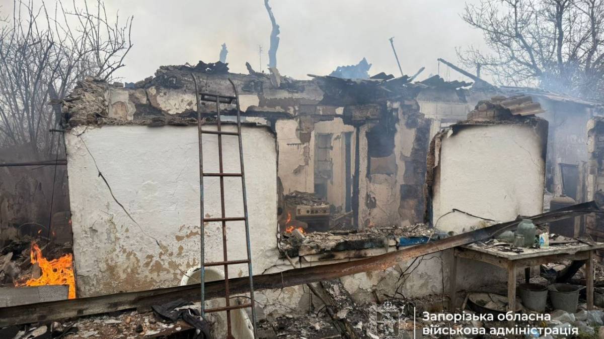 Впродовж доби окупанти завдали 277 ударів по 8 населених пунктах Запорізької області