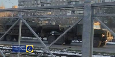 Переміщення гусеничної техніки з Донецького напряму в напрям Розівсько-Пологівської агломерації