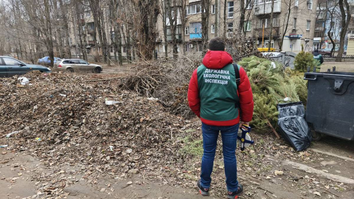 Виявлено місце несанкціонованого розміщення відходів у Вознесенівському районі міста Запоріжжя