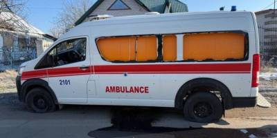 У Гуляйполі росіяни вдарили по автівці швидкої