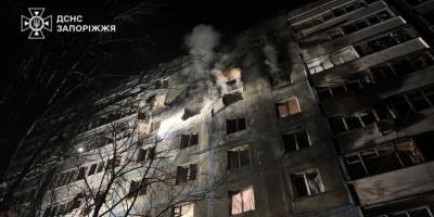 У Запоріжжі внаслідок нічної ворожої атаки постраждала жінка