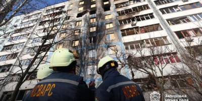 У трьох районах Запоріжжя продовжують ліквідовувати наслідки нічної атаки БпЛА