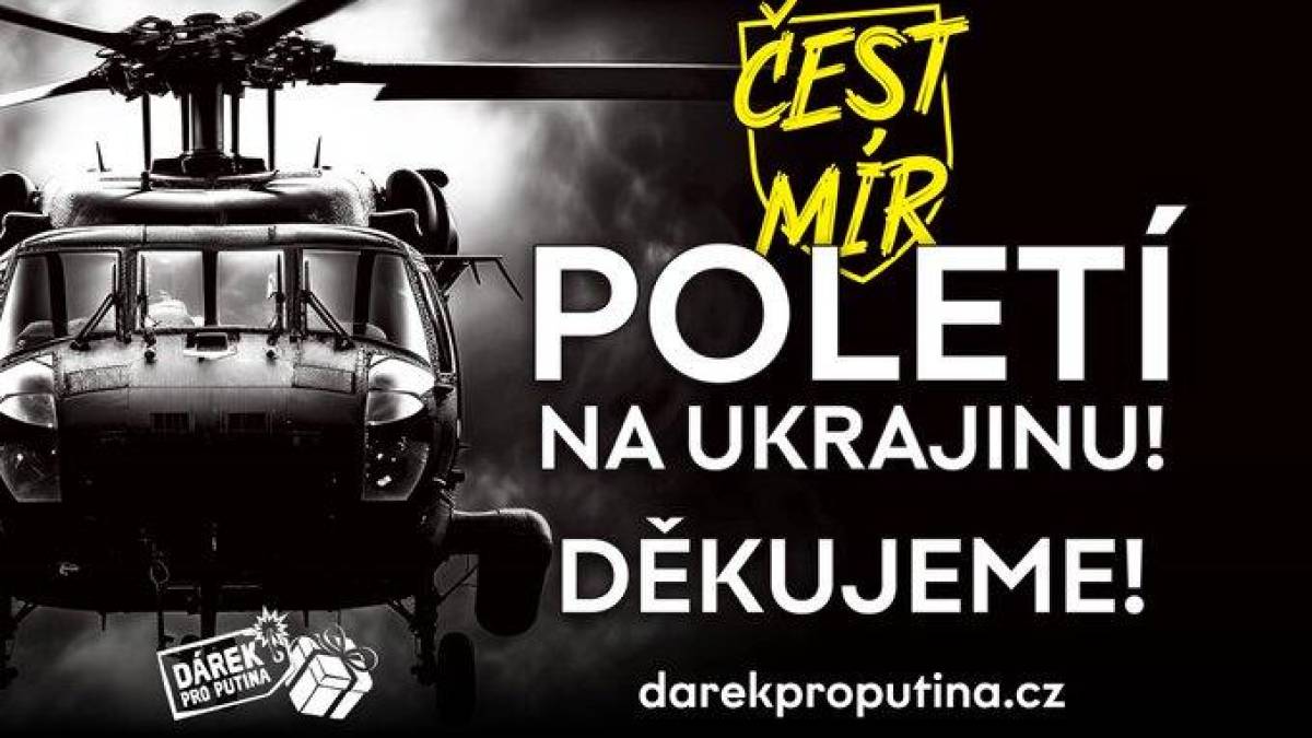 Darek pro Putina: громадяни Чехії зібрали понад 2,8 млн євро на військовий гелікоптер для України