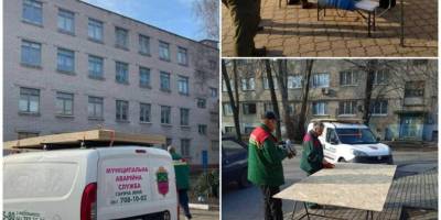 Комунальники «закрили» вікна у двох багатоповерхівках