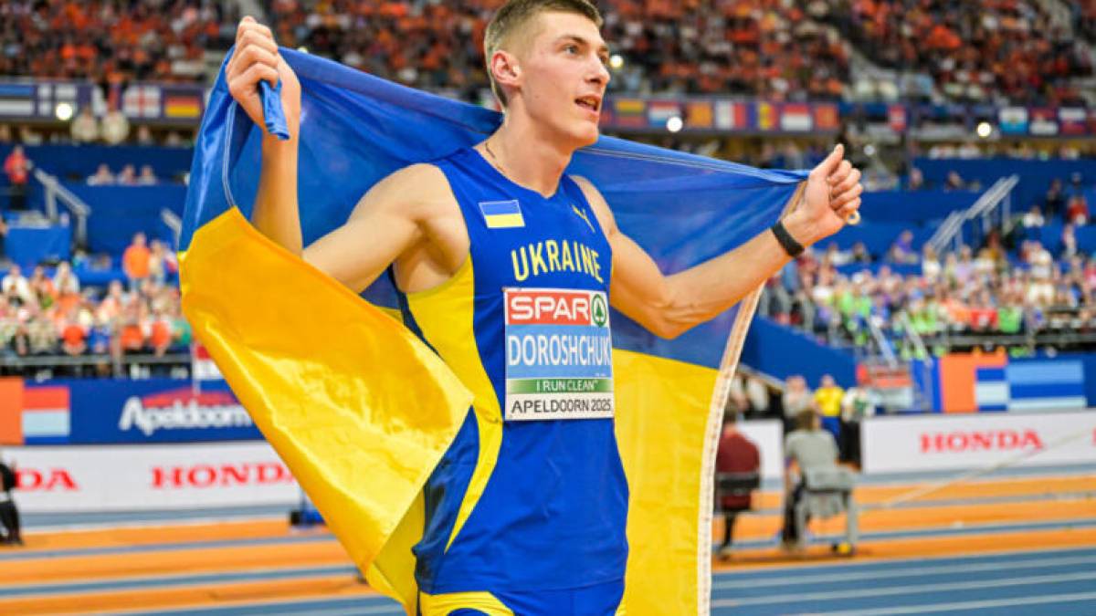 Олег Дорощук — чемпіон Європи зі стрибків у висоту у приміщенні!