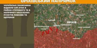 На Гуляйпільському напрямку Сили оборони успішно відбили три атаки противника в напрямку Новополя