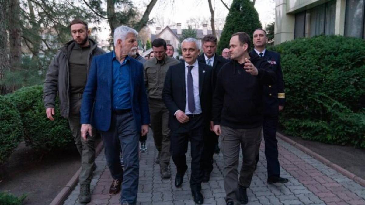 Президент Чеської Республіки Петр Павел після відвідин Одеси прибув до української столиці
