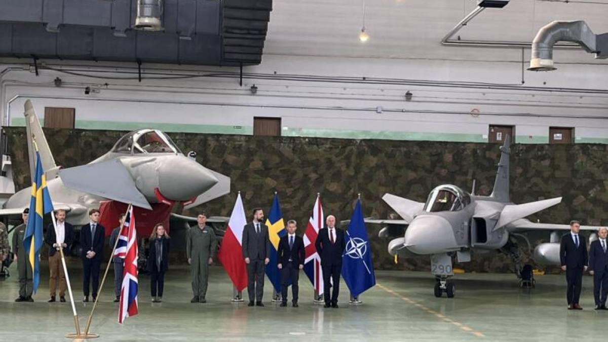 Швеція вперше патрулюватиме небо країн Балтії у складі місії НАТО Air Policing
