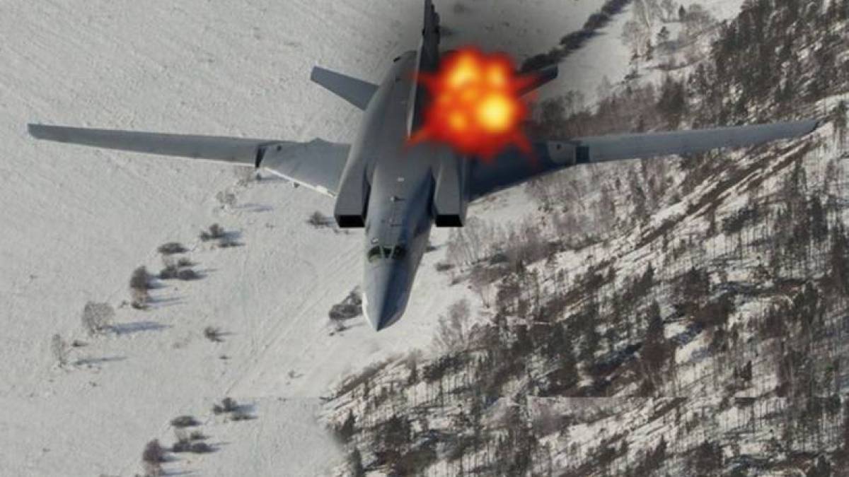У рф знову розбився стратегічний  бомбардувальник Ту-22М3