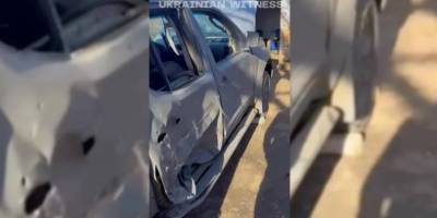 На Харківщині російський дрон влучив в авто з журналістом і військовими, є поранені