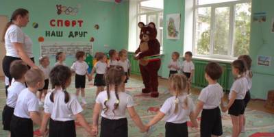 У дитсадку Бердянська уроки фізкультури перетворили на пропаганду “патриотизму”