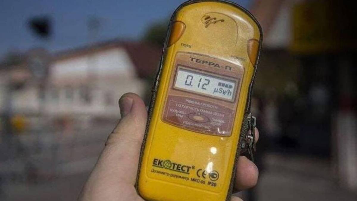 Радіаційний фон в контрольних точках Запорізької області