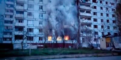 Степногірськ: після обстрілу зникло світло і виникла пожежа в  дев’ятиповерхівці, – голова ЗОВА