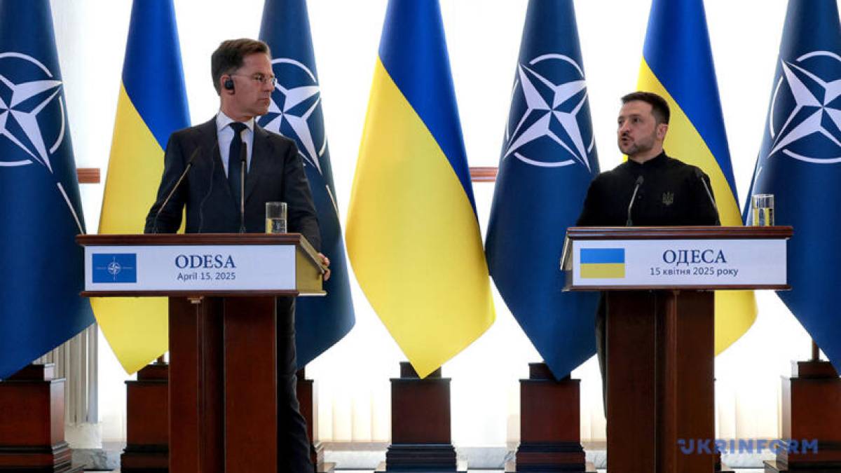 Зеленський зустрівся з Рютте в Одесі