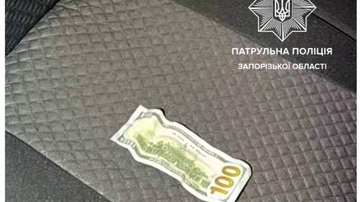 У Запоріжжі водійка хотіла «відкупитися» від поліцейських у патрульному авто
