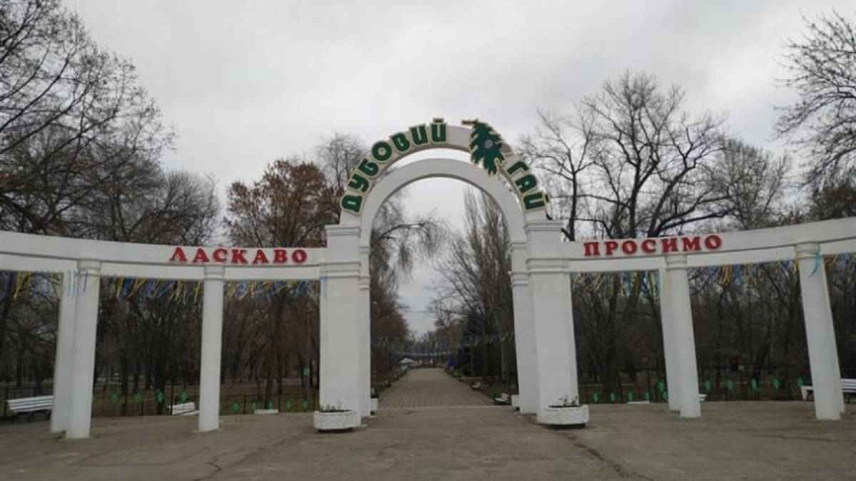 У парку “Дубовий гай” висаджено  алею молодих дубків.