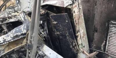 Внаслідок ворожої атаки пошкоджено шафу вуличного освітлення