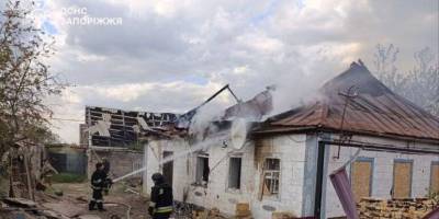 У Запорізькій області внаслідок ворожих обстрілів сталося три пожежі