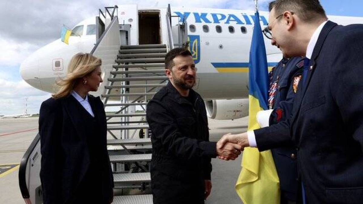 Володимир Зеленський прибув із візитом до Чехії