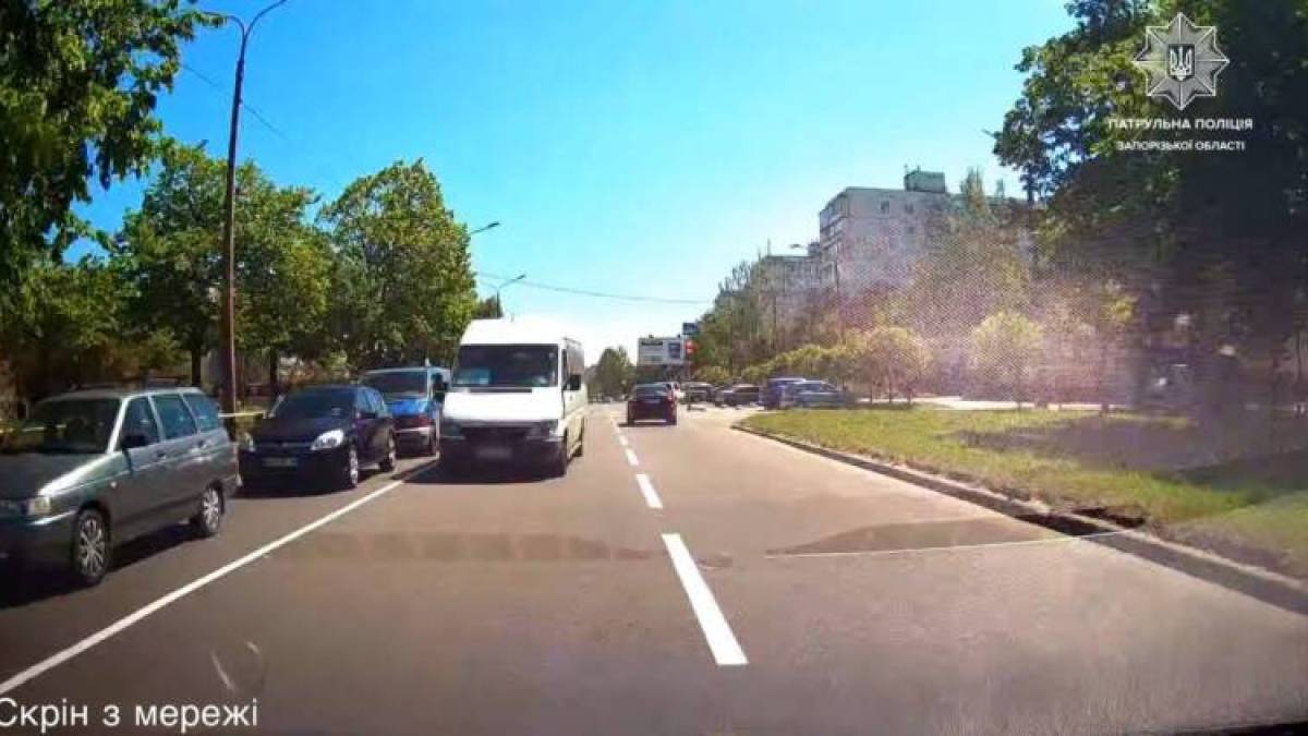 У Запоріжжі оштрафували чергового водія маршрутки, відео з яким облетіло соцмережі