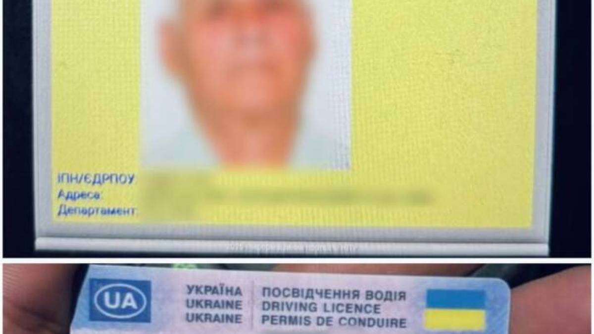 Патрульні виявили у керманича посвідчення водія з ознаками підробки