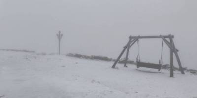 У Карпатах — мороз, випало 2 сантиметри снігу