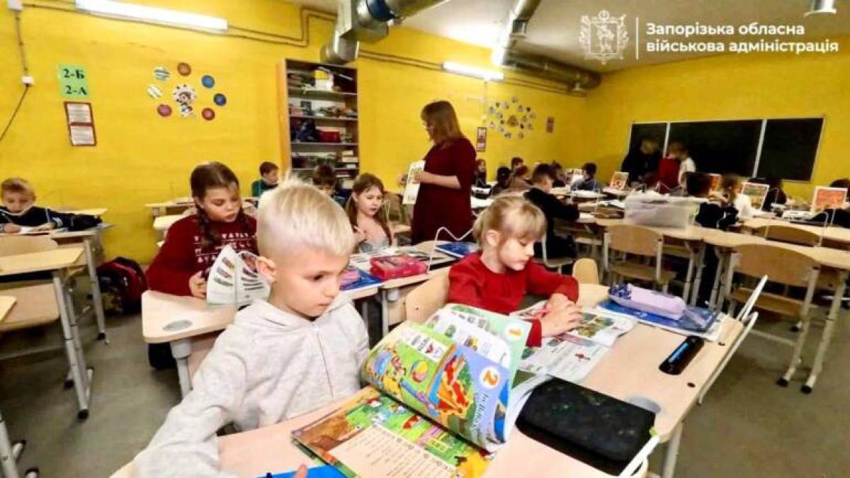132 укриття в закладах освіти та 6 «підземних» шкіл вже працюють в Запорізькій області