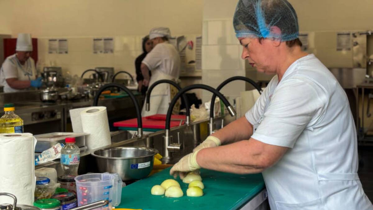 У Кулінарному хабі Запоріжжя змагалися шкільні кухарі