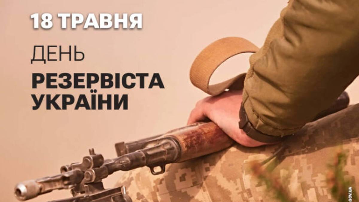 18 травня – День резервіста