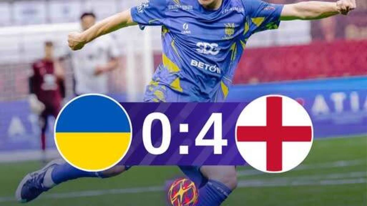 Збірна України програла Англії у стартовому матчі ЧС-2025 з мініфутболу