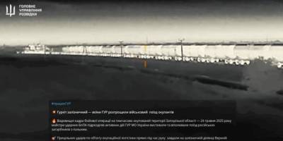 Гуркіт залізничний ― воїни ГУР розтрощили військовий  поїзд окупантів