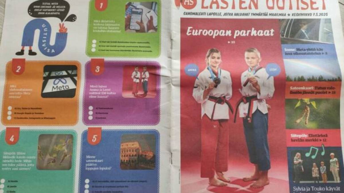Дитяча газета, яку не знайдеш онлайн: унікальний досвід із Фінляндії