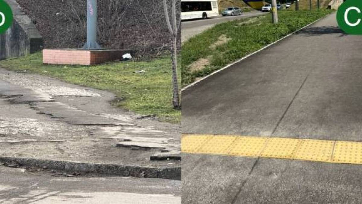 На одній із доріг Запоріжжя з’явився новий безбар’єрний перехід (фото)