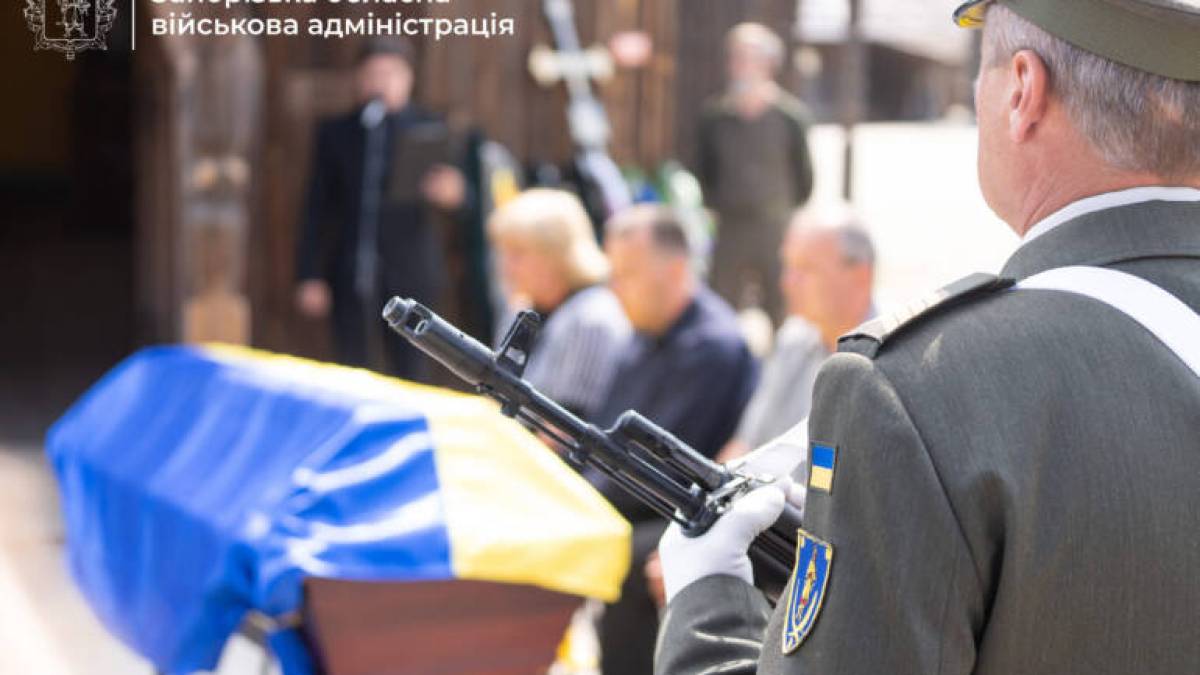 Герой на щиті: Запоріжжя віддало останню шану Захиснику Павлу Бєлічу