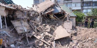 Такий вигляд має приватний сектор у одному з районів Запоріжжя після прильоту ворожої КАБ