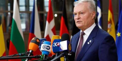 Президент Литви Гітанас Науседа закликав максимально розширити санкції проти росії