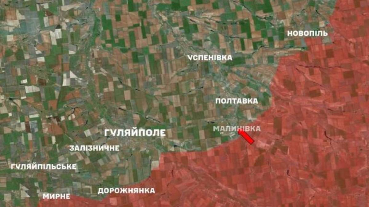 На Гуляйпільському напрямку наші захисники відбили атаку в районі Малинівки