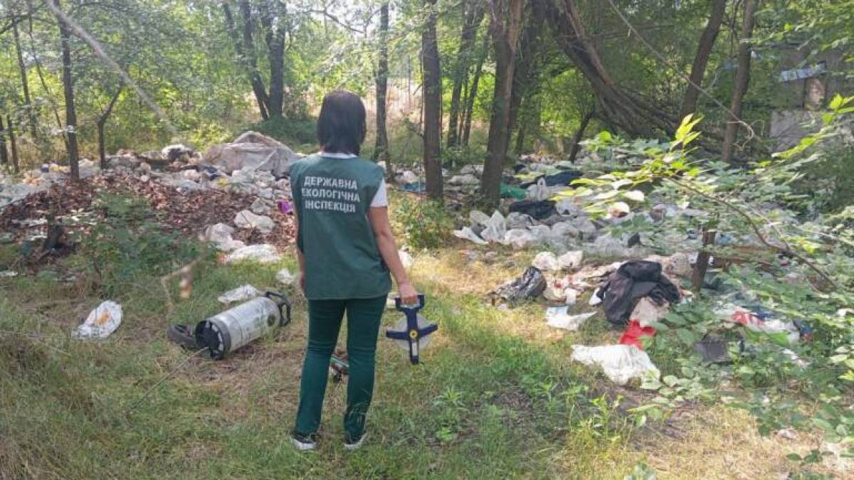 У Запоріжжі в житловому секторі влаштували чергове сміттєзвалище