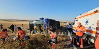 У  Румунії перекинувся автобус з 55 українцями — деталі ДТП