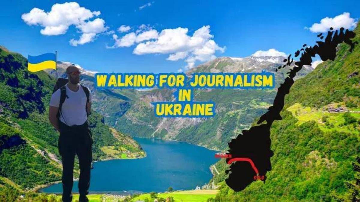 Заради українських журналістів норвезький медіаконсультант пройде пішки 450 км