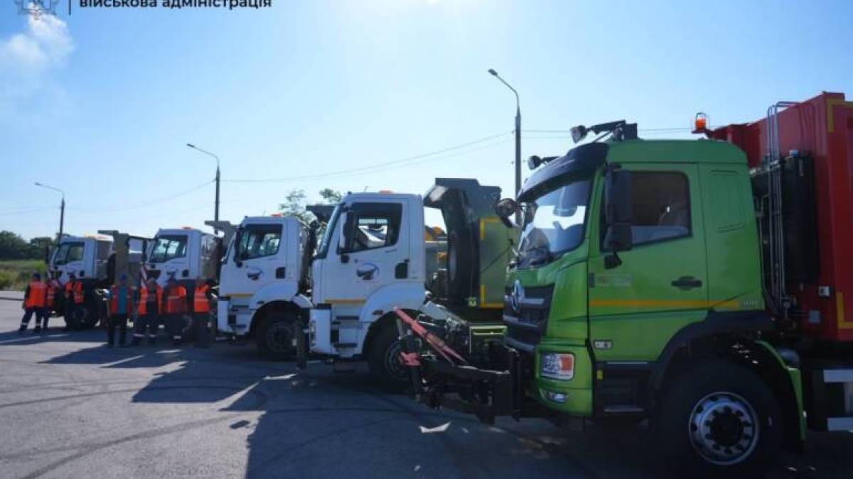 Запорізький регіон продовжує оновлювати парк спецтехніки для комунальних підприємств міста та області
