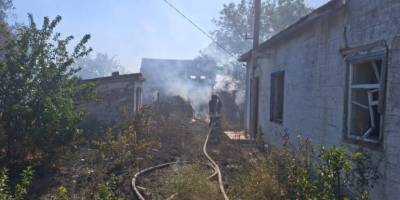 Сім пожеж сталося в Запорізькій області внаслідок ворожих обстрілів