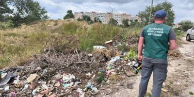Скупчення відходів,, виявили поблизу проспекту Героїв Національної гвардії в Запоріжжі