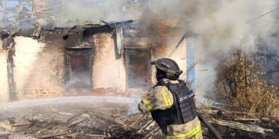 Шість пожеж виникли від обстрілів учора на Запоріжжі